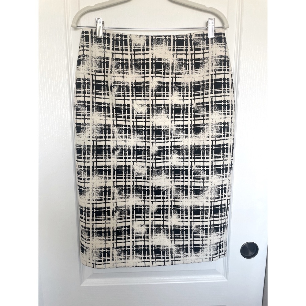 Emerson Rose abstract print pencil skirt